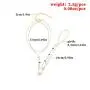 YienDoo Fashion Gold Tiny Crystal Bracelet Finger Chain Hand Harness Chain Dainty 3 Rhinestone Slave Bracelet Jewelry for Women and Girls YienDoo Fashion Gold Tiny Crystal Bracelet Finger Chain Hand Harness Chain Dainty 3 Rhinestone Slave Bracelet Jewelry for Women and Girls