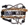 Army Wife Jewelry, Army Wife Bracelet, Proud Army Wife Charm Bracelet -Gift for Wife