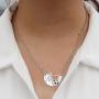 FUTIMELY Sloth Heart Necklace Sloth Gifts for Women Girls Cute Animal Koala Sloth Pendant Jewelry