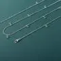 Adflyco Boho Long Necklace Crystal Silver Pendant Necklaces Chain Jewelry Adjustable for Women and Girls Adflyco Boho Long Necklace Crystal Silver Pendant Necklaces Chain Jewelry Adjustable for Women and Girls