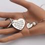 BAUNA Gigi Keyring Grandma Gifts Theres This Girl Who Stole My Heart She Calls Me Gigi Keychain Gigi Jewelry for Grandma Gradaughter