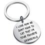 SEIRAA Grandparents Gift Grandpa Keychain Gift for Grandma from Grandchildren Favorite Grandchild Keychain Grandmother Gift