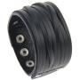 GelConnie Leather Cuff Bracelet Punk Braided Bracelets Rock Leather Wristbands Gothic Adjustable Wrap Bracelet for Men, Women