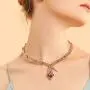 Shiny Shiny Curved Cuff Snake Choker Necklace Rose Gold Color Collar Crystal Cocktail Snake Jewelry Shiny Shiny Curved Cuff Snake Choker Necklace Rose Gold Color Collar Crystal Cocktail Snake Jewelry