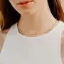 IEFRICH Gold Layered Necklace for Women, 14K Gold Plated Coin Medallion Evil Eye Cross Pendant Necklace Paperclip Chain Link Layering Necklaces for Women Teen Girls Jewelry Gifts