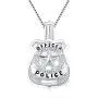 LGSY Sterling Silver Police Officers Pearl Cage Pendants for Women, Design Pearl Cage Pendants for Pearl Jewelry Making, Essential Oil Diffuser Lockets for Pearl Jewelry LGSY Sterling Silver Police Officers Pearl Cage Pendants for Women, Design Pearl Cage Pendants for Pearl Jewelry Making, Essential Oil Diffuser Lockets for Pearl Jewelry