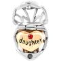 LovelyJewelry Mom Mother Daughter Charms Heart Beads for Bracelet