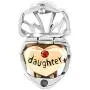 LovelyJewelry Mom Mother Daughter Charms Heart Beads for Bracelet LovelyJewelry Mom Mother Daughter Charms Heart Beads for Bracelet