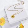 Sunflower Pinky Promise Bracelets Best Friend Long Distance Friendship Gifts for Women Teen Girls