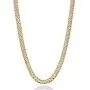 MiaBella 18K Gold Over Sterling Silver Italian 4mm Mesh Link Chain Necklace for Women, 13+2.5, 16, 18, 20 Inch 925 Italy MiaBella 18K Gold Over Sterling Silver Italian 4mm Mesh Link Chain Necklace for Women, 13+2.5, 16, 18, 20 Inch 925 Italy
