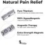 Elegant Womens Titanium Magnetic Therapy Bracelet Pain Relief for Arthritis and Carpal Tunnel Elegant Womens Titanium Magnetic Therapy Bracelet Pain Relief for Arthritis and Carpal Tunnel