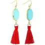 SUNYIK Assorted Semiprecious Stone Dangle Earrings for Women,Crystal Drop Tassel Earrings SUNYIK Assorted Semiprecious Stone Dangle Earrings for Women,Crystal Drop Tassel Earrings
