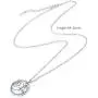 Bellrela 925 Sterling Silver Ocean Wave Pendant Necklace