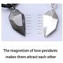 OBSUN Magnetic Heart Couples Bracelets Moon and Sun Relationship Matching Friendship Rope Bracelet Bracelets for Couple Bestfriend