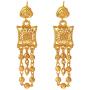 Efulgenz Indian Style Bollywood Fashion Gold Tone Wedding Bridal Pendant Locket Tassel Choker Collar Necklace Earrings Jewelry Set