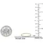 Dazzlingrock Collection 0.08 Carat (ctw) Round White Diamond Ladies Dainty Anniversary Wedding Band Stackable Ring, 14K Gold