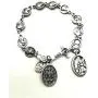 St Michael Archangel Miraculous Medal Divine Mercy Rosary Bracelet Men Women Catholic Gift Christian Saints Protection Jewelry Medjugorje