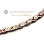RainSo Womens Pure Copper Magnetic Therapy Bracelets for Arthritis Wristband with 3 Smarter Buckle Adjustable