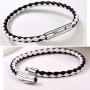 PROSTEEL Braided Leather Bracelets, Custom Beads Custom ID Bracelet for Men Women, Personalized 2-5 Name Engraved, Come Gift Box