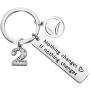 AKTAP Alcoholics Anonymous Addiction Recovery Jewelry Alcoholics Anonymous 12 Step Sobriety Gifts 1/2/3/4/5 Years Keychain