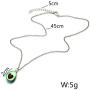 MJartoria BFF Necklaces for 2-Best Friend Necklaces Cute Avocado with Heart Friendship Necklaces Set of 2 (Avocado)