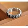 Men Gothic Skull Ring, Statement Bully Ring, Retro Hawk Rings Stainless Steel Day of The Dead Mens Jewelry