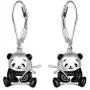 925 Sterling Silver Cute Animal Panda Cat Dangle Earrings Charm Jewelry Birthday Gift for Women Girls Teens 925 Sterling Silver Cute Animal Panda Cat Dangle Earrings Charm Jewelry Birthday Gift for Women Girls Teens