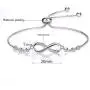 ASHMITA Fashion Infinity Bracelet for Women Silver Bracelet Adjustable Everyday Jewelry ASHMITA Fashion Infinity Bracelet for Women Silver Bracelet Adjustable Everyday Jewelry