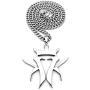 GWOOD Kottonmouth Pendant with 24 Inch Long Necklace