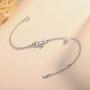 INFMETRY Cat Silver Bracelets Jewelry Birthday Gifts Ideas for Women Mom Her Girlfriend