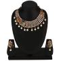 Efulgenz Indian Bollywood Traditional 14 K Gold Plated Crystal Pearl Peacock Wedding Choker Necklace Earrings Jewelry Set