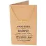 Quan Jewelry EKG Heartbeat Necklace, Lifeline Pulse Pendant, Female Nurse RN Graduation Gifts with Greeting Card, 16-in to 18-in, Gold-tone Quan Jewelry EKG Heartbeat Necklace, Lifeline Pulse Pendant, Female Nurse RN Graduation Gifts with Greeting Card, 16-in to 18-in, Gold-tone