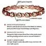 Crystal Copper Bracelet for Women Magnetic Bracelet Pain Relief for Arthritis Fashion Jewelry Anklet