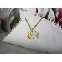 La Menagerie Elephant Gold Origami Jewelry & Gold Geometric Necklace – 18 Karat Plated Gold Necklace & Elephant Necklaces for Women – Elephant Necklace for Girls & Origami Necklace