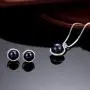 EVERU Pearl Jewelry Set Sterling Silver with AAAA Freshwater Cultured Pearls Stud Earrings and Necklace Sets for Women