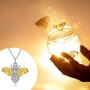 Gold Bee / Gold Seahorse / Silver Hedgehog Pendant Necklace, 925 Sterling Silver Personalized Animals Necklace for Women Men Girls Boys Children Jewelry Gift 18+2 Extender (Gift Box included)