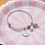 TzrNhm Blossom I Didnt give You The Gift of Life,Life gave me The Gift of You Bracelet for Niece Daughter in Law Stepson Keychain