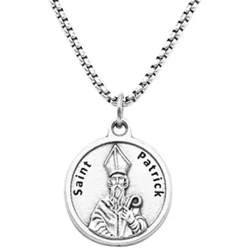 Rosemarie & Jubalee Religious Gift St Patrick Irish Blessing Medal Pendant Necklace, 18''-20.5'' with 2.5'' Extender Rosemarie & Jubalee Religious Gift St Patrick Irish Blessing Medal Pendant Necklace, 18''-20.5'' with 2.5'' Extender