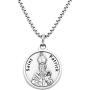Rosemarie & Jubalee Religious Gift St Patrick Irish Blessing Medal Pendant Necklace, 18''-20.5'' with 2.5'' Extender