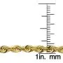 Kooljewelry 14k Yellow Gold Filled 4.2mm Rope Chain Necklace (16, 18, 20, 22, 24, 26, 30 or 36 inch) Kooljewelry 14k Yellow Gold Filled 4.2mm Rope Chain Necklace (16, 18, 20, 22, 24, 26, 30 or 36 inch)