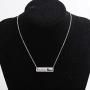 MAOFAED Mother Gift Birthday’ s Gift Mama Penguin Necklace Gift for Mom Wife Family Necklace