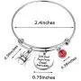 KUIYAI with Great Power Comes Great Responsibility Bracelet with Spider Charm Spiderman Quote Bangle Marvel Movie Gift Inspiration Jewelry