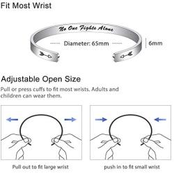 Bracelets for Women Personalized Gifts - Engraved Quote Inspirational Bracelet Birthday Christmas Funny Gifts for Best Friend, Daughter, Son, Sister, Niece, Mom, Coworkers, Stainless Steel Jewelry