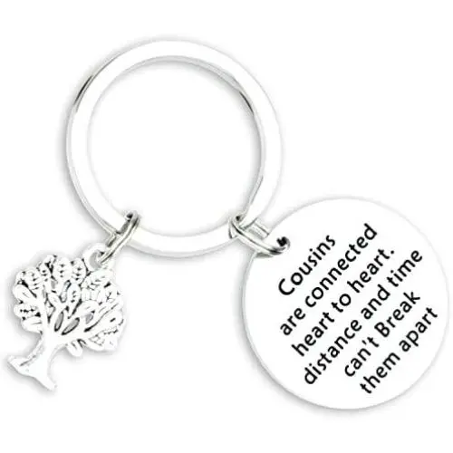 Kivosliviz Cousin Gift Keychain Cousin Gifts for Women Cousins Jewelry Cousin to Cousin Gift Best Cousin Keychain Kivosliviz Cousin Gift Keychain Cousin Gifts for Women Cousins Jewelry Cousin to Cousin Gift Best Cousin Keychain