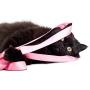 IDB Black Cat Necklace - Peeking Black Cat Pendant - Cute Black Cat Jewelry