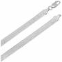 3mm-14mm Solid .925 Sterling Silver Flat Herringbone Chain Necklace or Bracelet