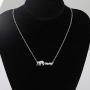 KUIYAI Lucky Family Mother and Child Elephant Necklace Mom of Twins Jewelry