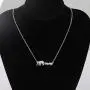 KUIYAI Lucky Family Mother and Child Elephant Necklace Mom of Twins Jewelry