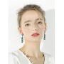 D.Rosse Unique Indian Ethnic Long Retro Turquoise Link Teardrop Dangle Drop Earrings Boho Gypsy Geometric Waterdrop Vintage Silver Stud Earrings for Women Girls Statement Jewelry