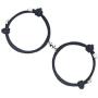 BUREI Magnetic Couples Bracelets Mutual Attraction His and Hers Matching Couple Relationship Bracelet Set Gift
